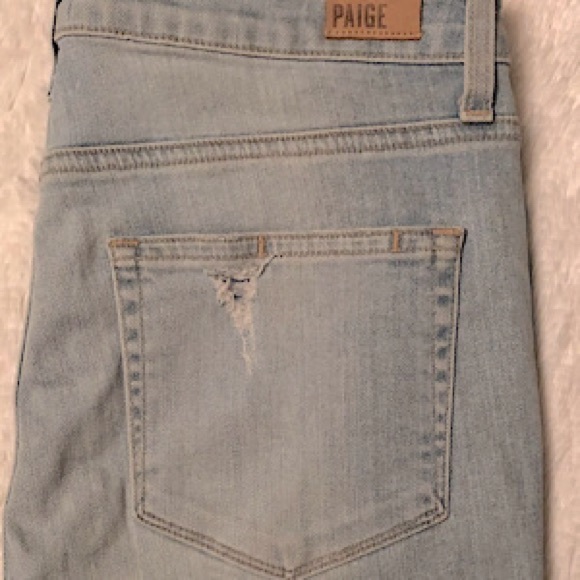 “NEW” PAIGE Margot Ultra Skinny Cut-Off Short - Picture 4 of 6